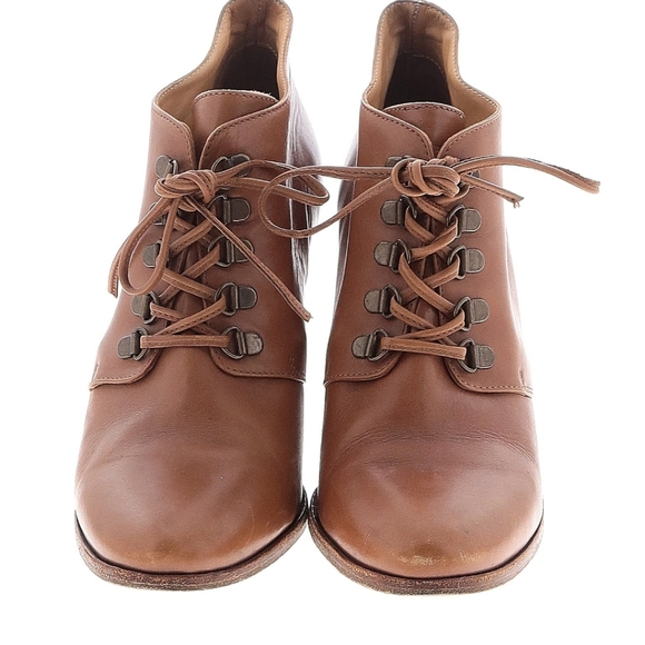 Sezane Heeled Leather Boots - Picture 2 of 10